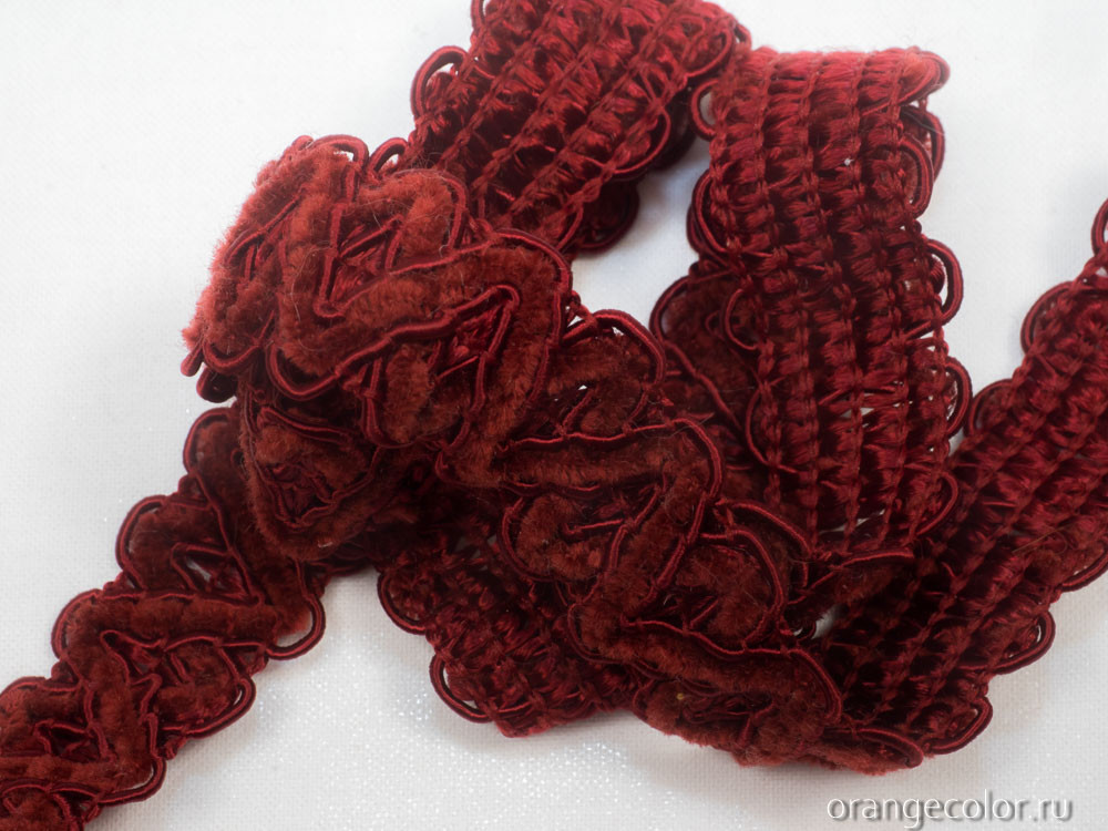 Кликните для увеличения изображения Велюровая тесьма 03399ТД-01