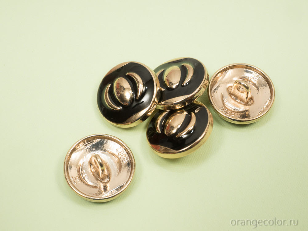 Кликните для увеличения изображения Пуговица металлическая ПУ1721-01-18