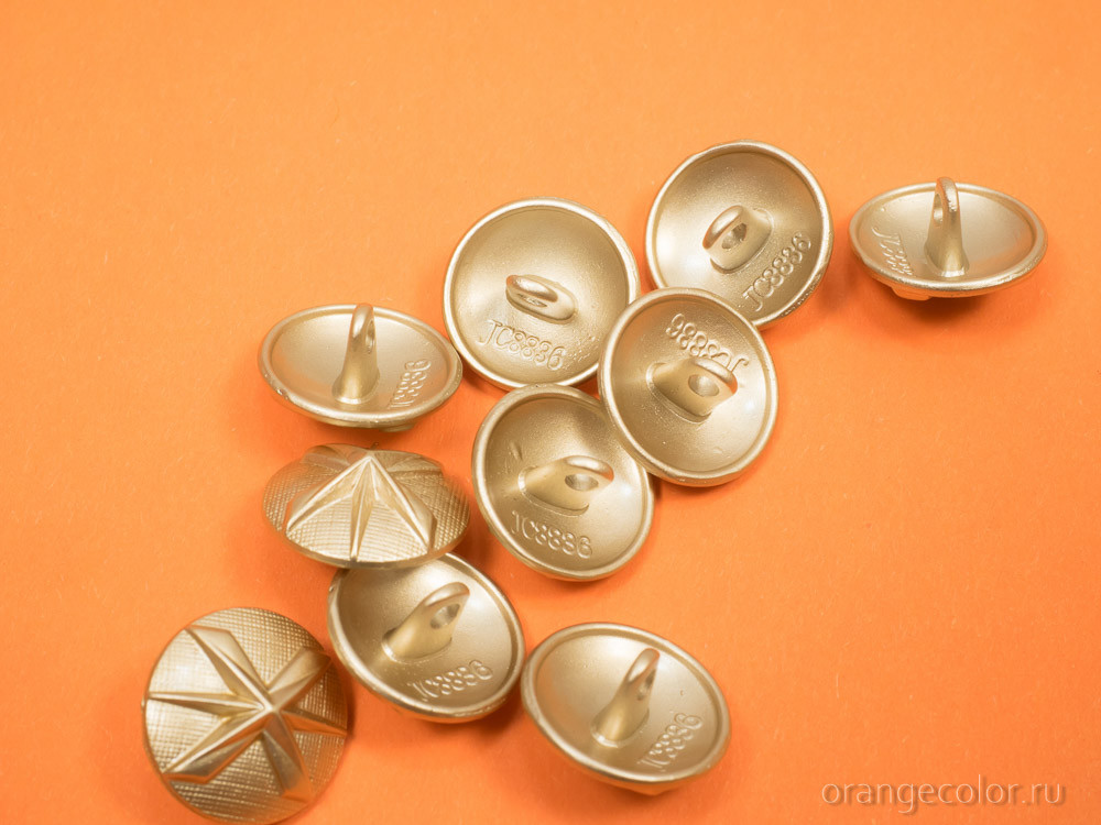 Кликните для увеличения изображения Пуговица со звездой ПУ1725-01-15