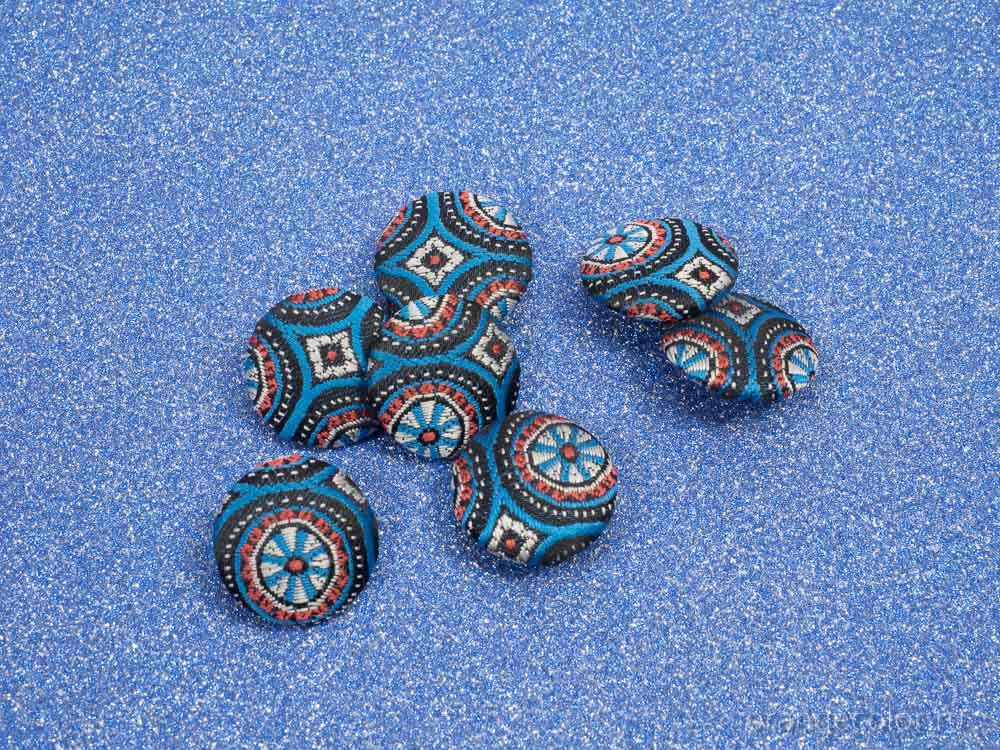 Кликните для увеличения изображения Жаккардовая пуговица ПУ1733-01-18