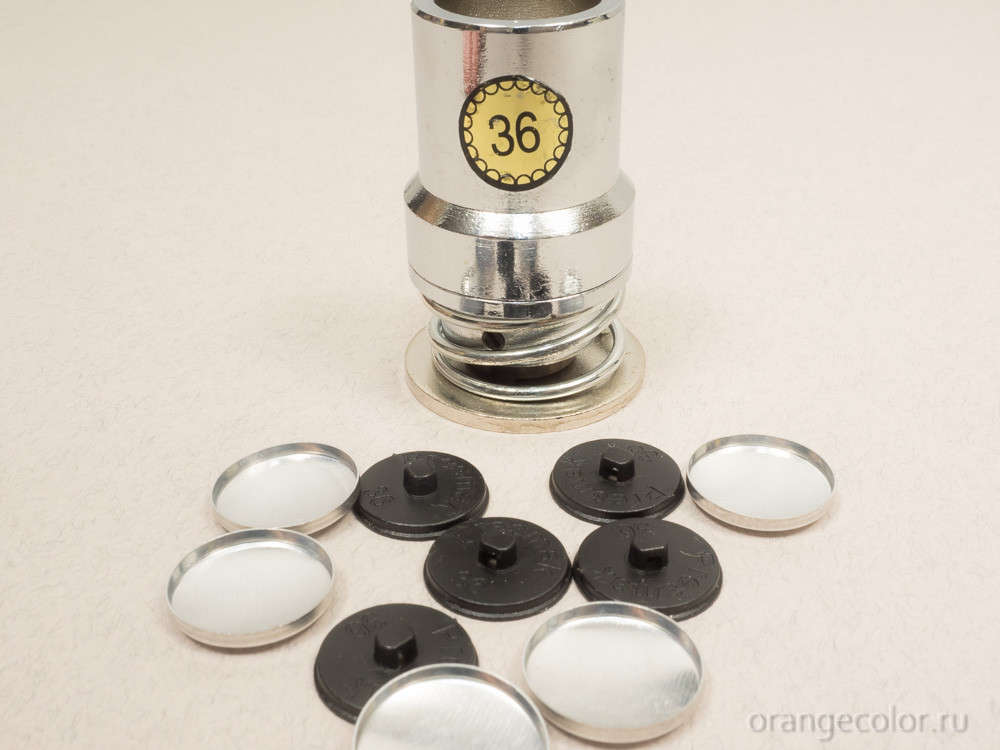 Комплект для обтягивания пуговиц 2,3 см