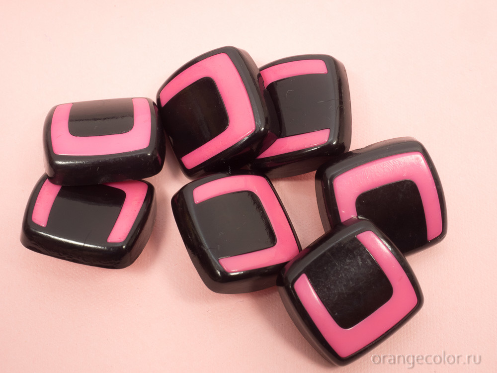 Квадратная пуговица ПУ1740-01-20