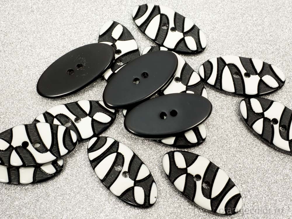 Кликните для увеличения изображения Пуговица-зебра ПУ1743-01-28