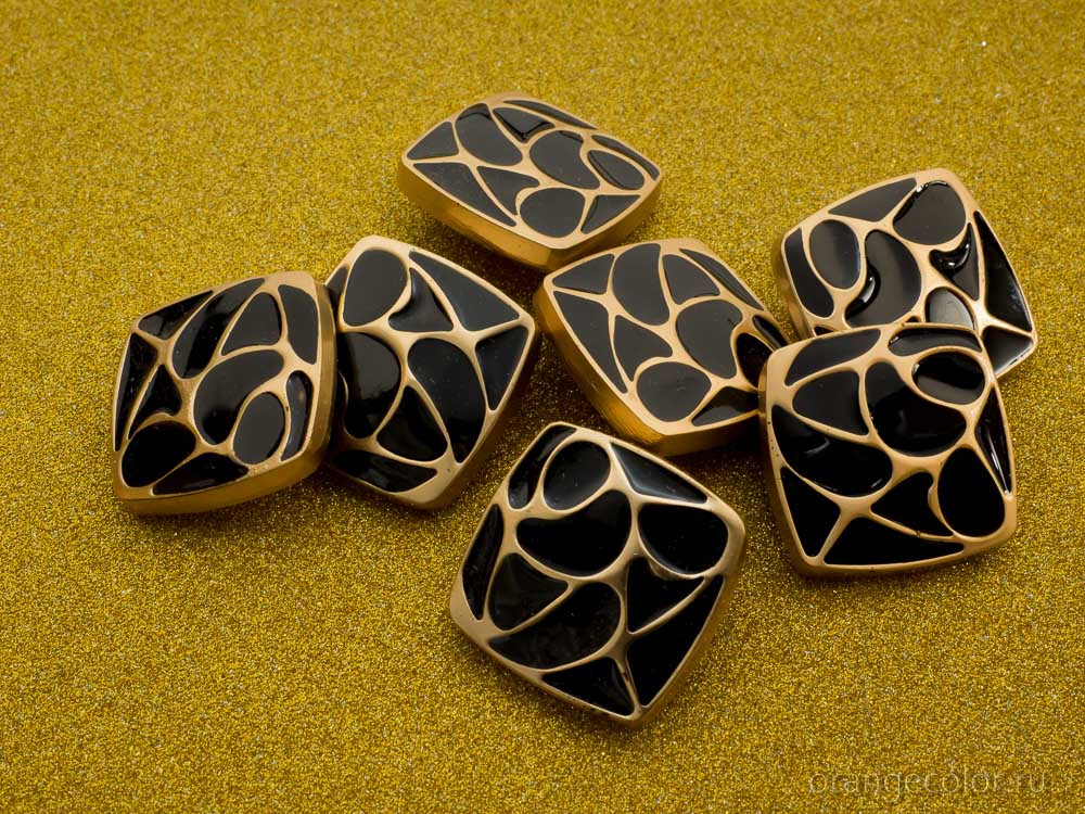 Квадратная пуговица ПУ1754-01-23