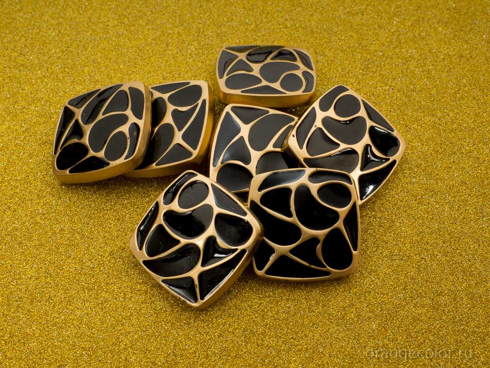 Квадратная пуговица ПУ1754-01-23