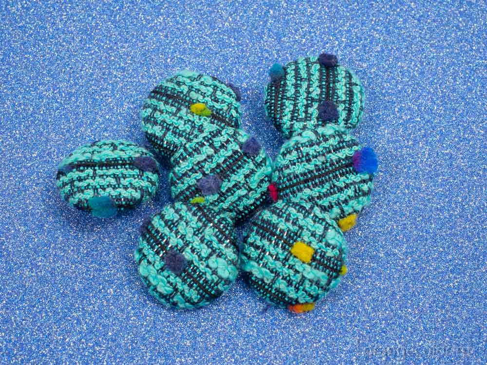 Пуговица из буклированной ткани ПУ1758-01-23