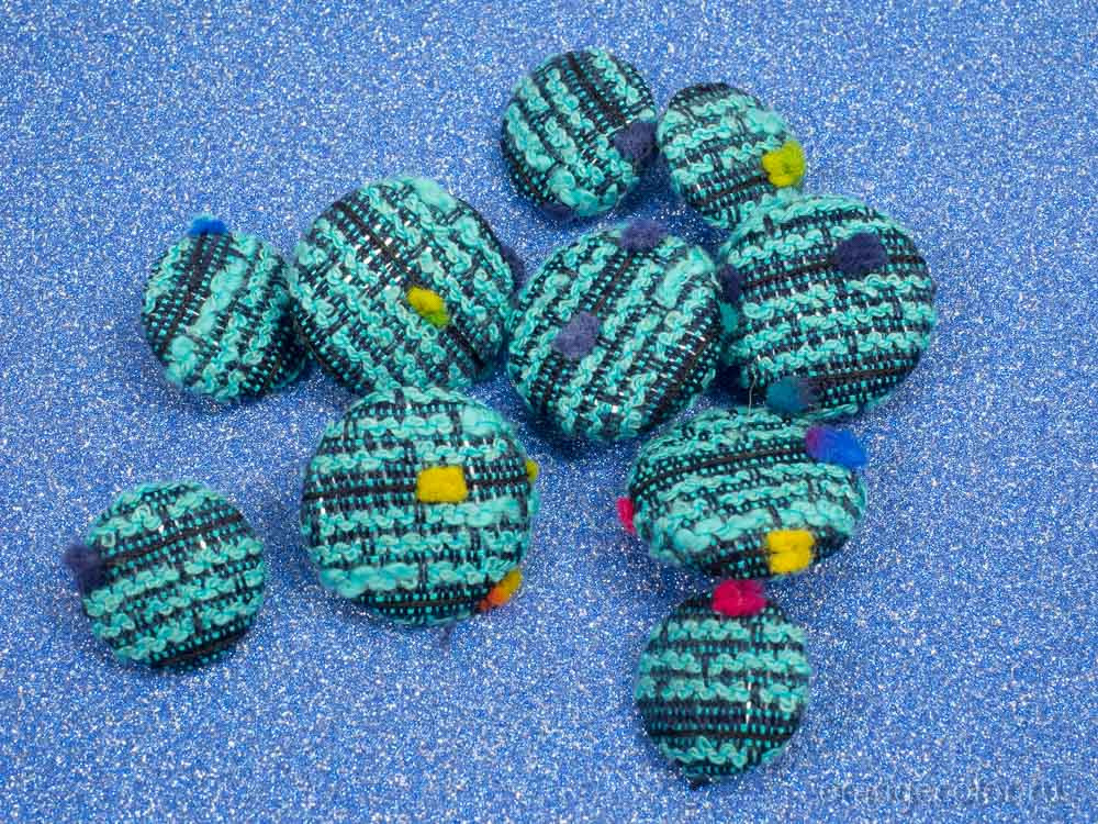 Пуговица из буклированной ткани ПУ1758-01-23