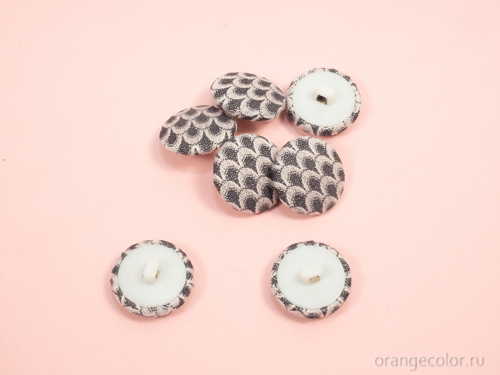 Кликните для увеличения изображения Жаккардовая пуговица ПУ1759-01-18