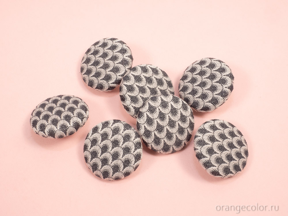 Кликните для увеличения изображения Жаккардовая пуговица ПУ1759-01-23