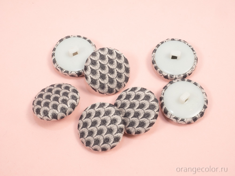 Кликните для увеличения изображения Жаккардовая пуговица ПУ1759-01-23