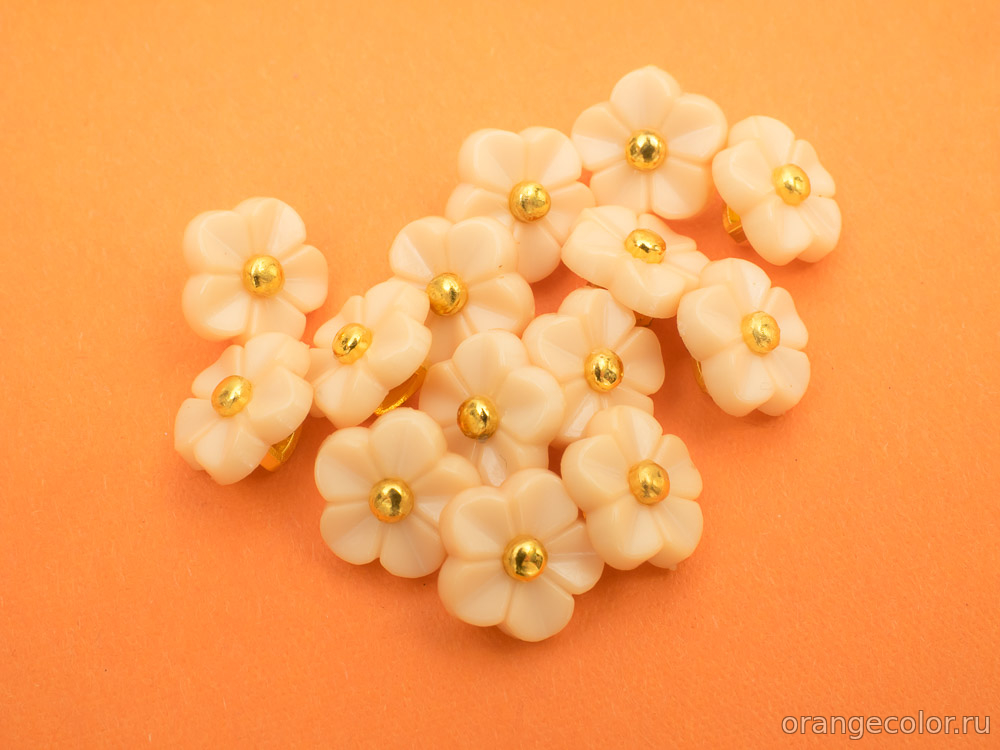 Кликните для увеличения изображения Пуговица Цветочек ПУ1773-05-11