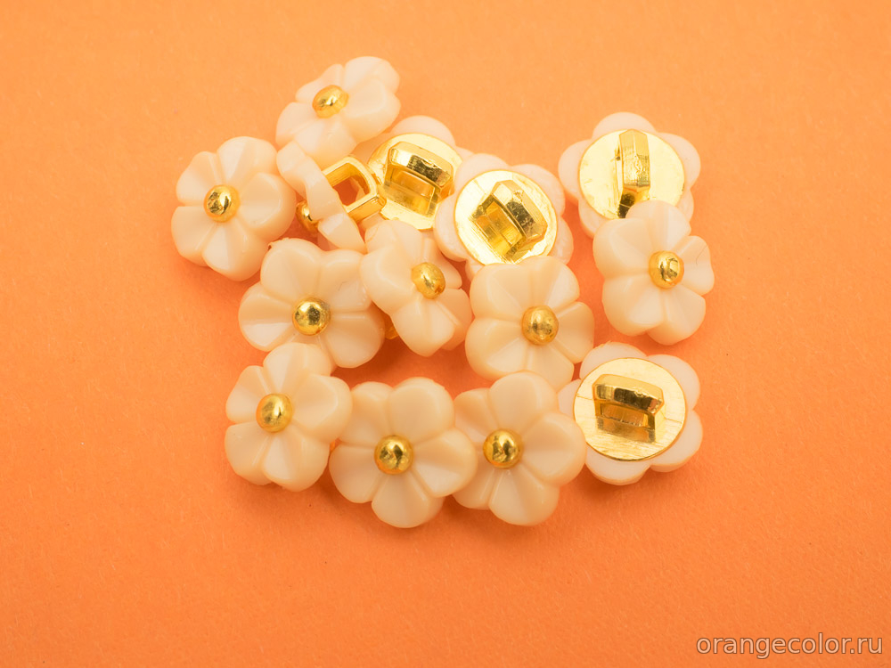 Кликните для увеличения изображения Пуговица Цветочек ПУ1773-05-11