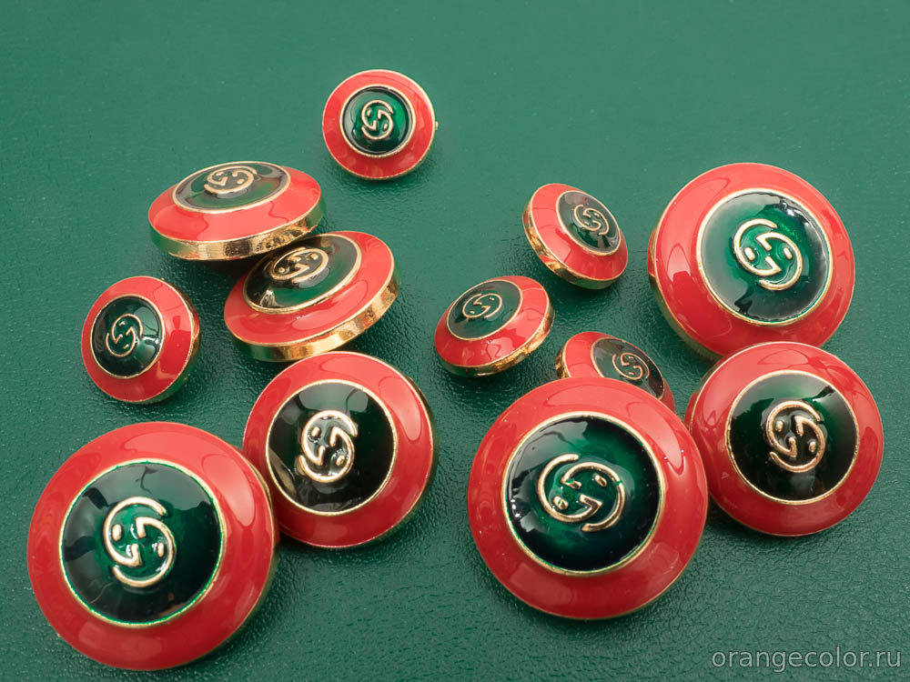 Кликните для увеличения изображения Металлическая пуговица ПУ1783-01-25-3