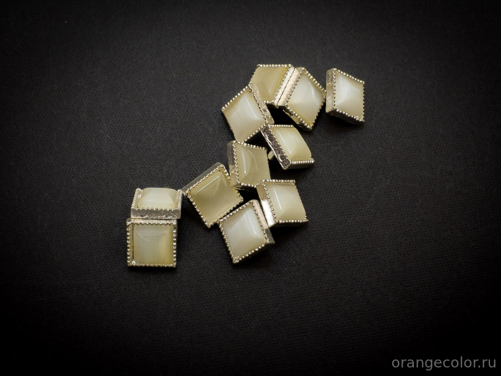 Кликните для увеличения изображения Квадратная пуговица ПУ1804-01-09