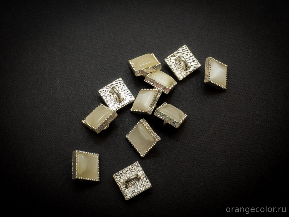 Кликните для увеличения изображения Квадратная пуговица ПУ1804-01-09