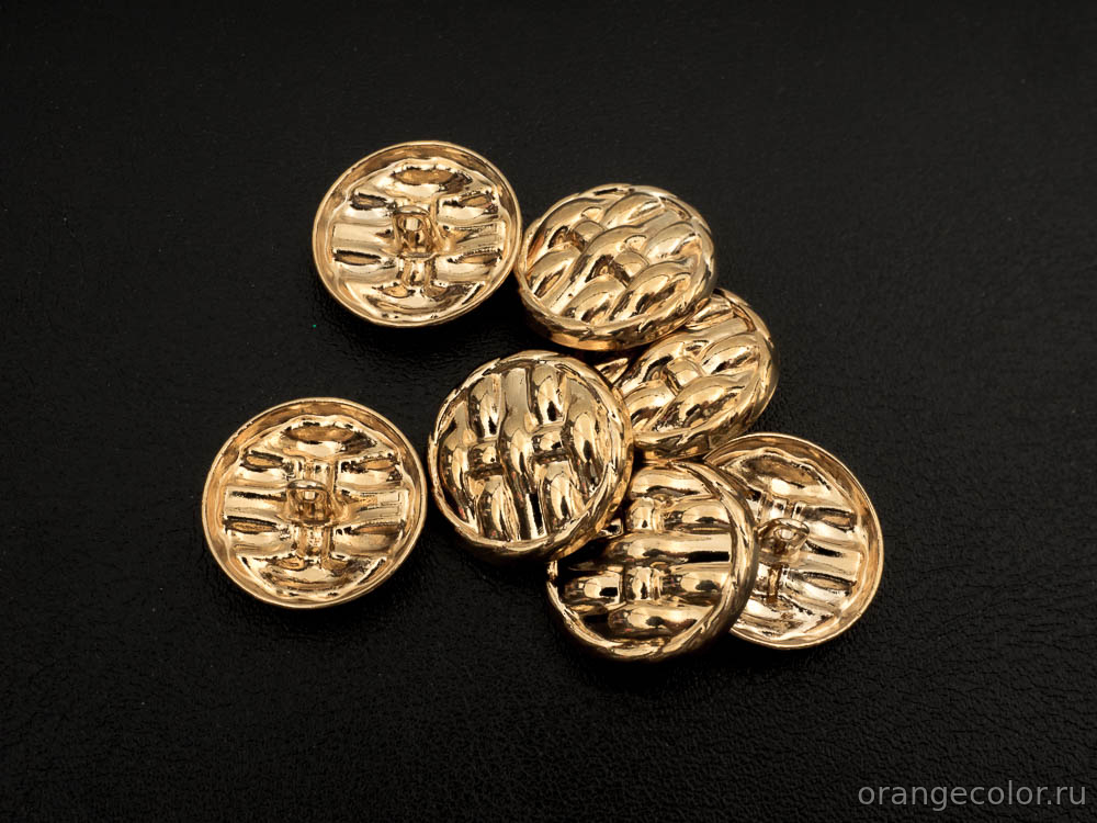 Кликните для увеличения изображения Металлическая пуговица ПУ1810-01-23-3