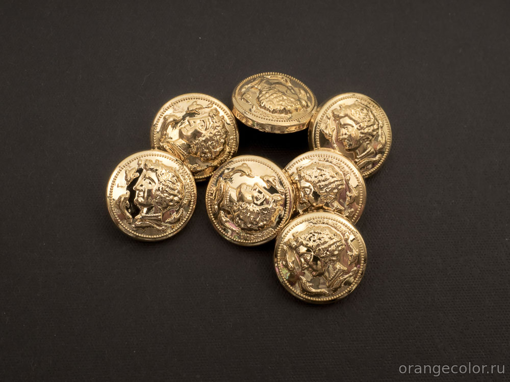 Кликните для увеличения изображения Пуговица под монету ПУ1813-01-18