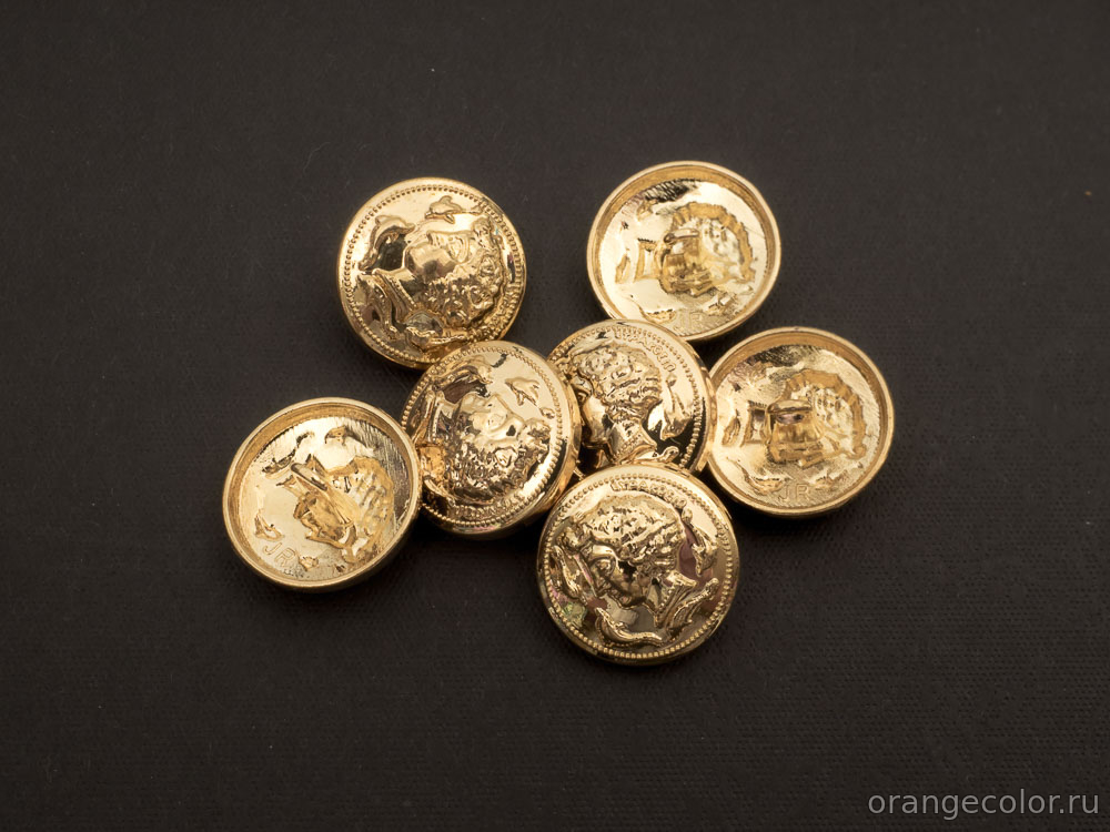 Кликните для увеличения изображения Пуговица под монету ПУ1813-01-18