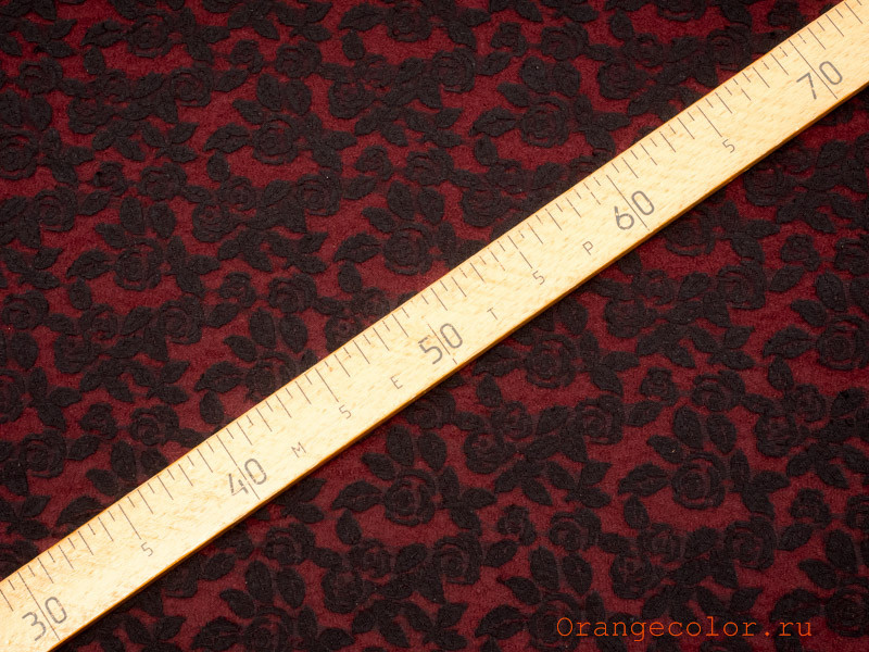 Кликните для увеличения изображения Чёрное мягкое кружево 6865КР