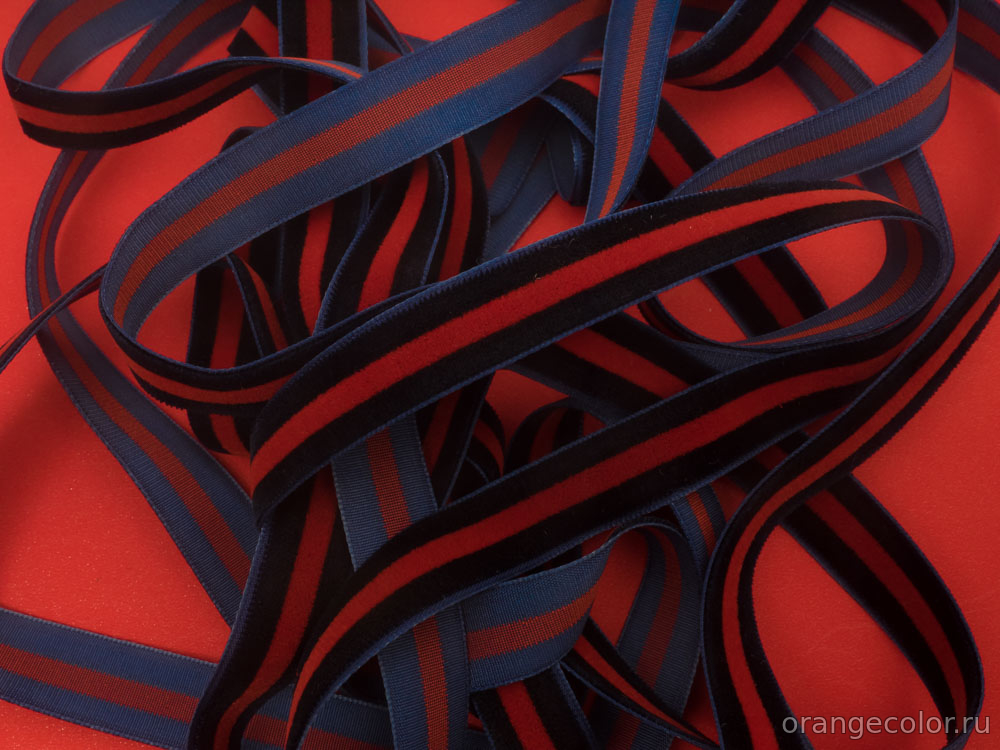 Бархатная лента 10084ТД-01-15-5