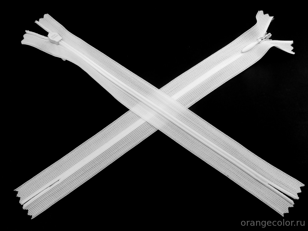 Молния белая 10001МП-01-20