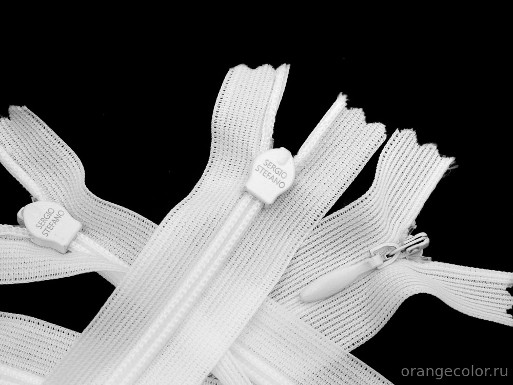 Молния белая 10001МП-01-20