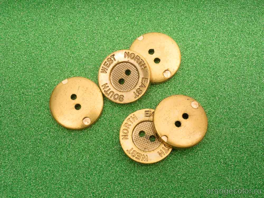 Кликните для увеличения изображения Пуговица 10004ПУ-02-25-6