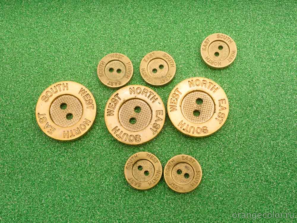 Кликните для увеличения изображения Пуговица 10004ПУ-02-25-6