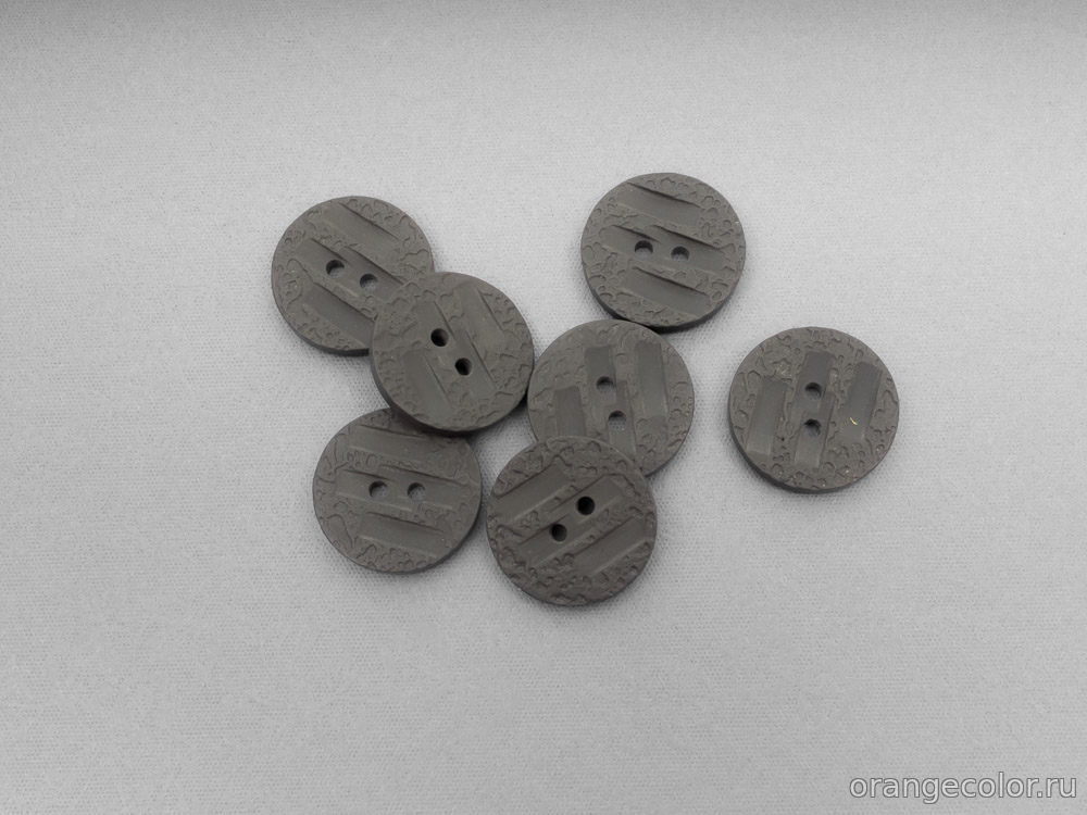 Пуговица серая 10005ПУ-01-22