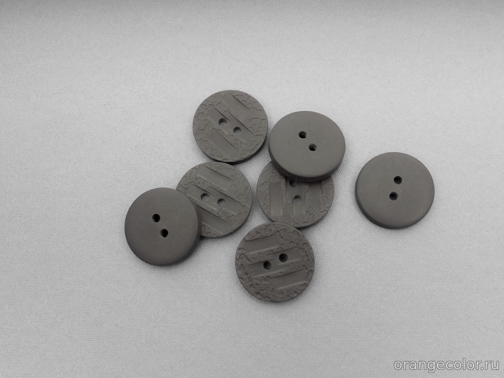 Пуговица серая 10005ПУ-01-22