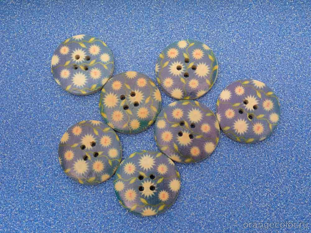 Пуговица из дерева 10009ПУ-01-30-6