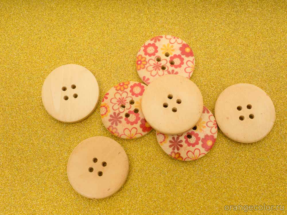 Кликните для увеличения изображения Пуговица из дерева 10009ПУ-02-30