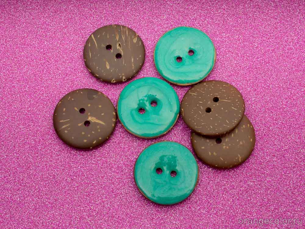 Кликните для увеличения изображения Пуговица из кокоса 10010ПУ-01-25