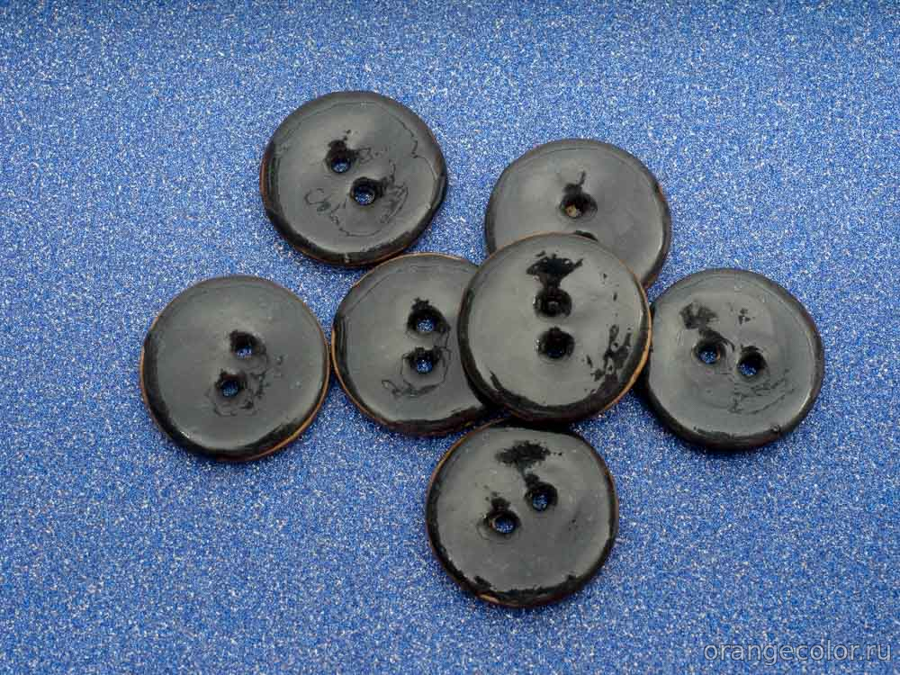 Кликните для увеличения изображения Пуговица из кокоса 10010ПУ-02-25