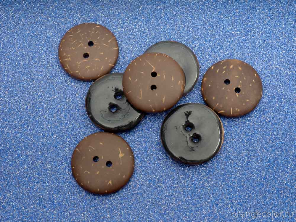 Кликните для увеличения изображения Пуговица из кокоса 10010ПУ-02-25