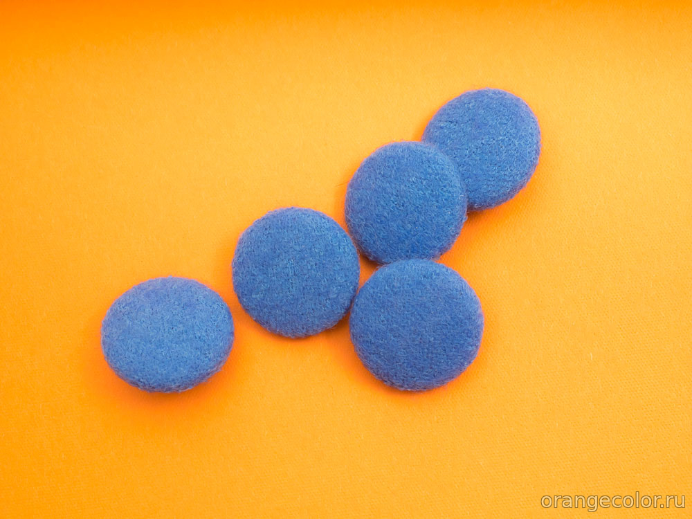 Кликните для увеличения изображения Текстильная пуговица 10025ПУ-01-23-5