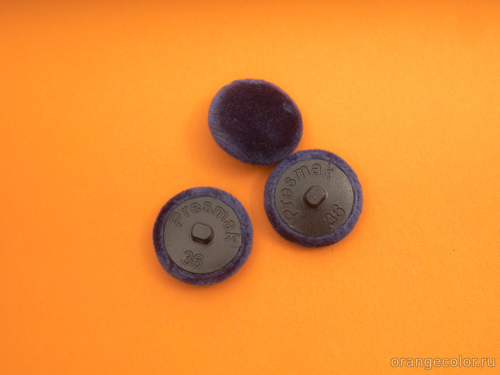 Кликните для увеличения изображения Бархатная пуговица 10037ПУ-01-23-4