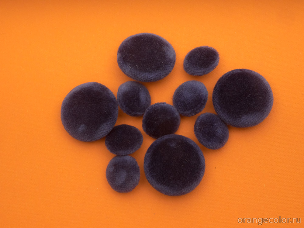 Кликните для увеличения изображения Бархатная пуговица 10037ПУ-01-23-4