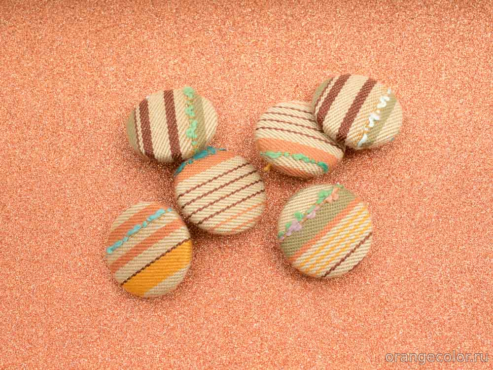 Жаккардовая пуговица 10039ПУ-01-23-6