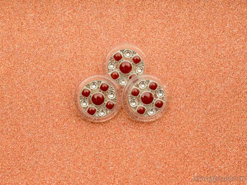 Кликните для увеличения изображения Пуговица с лого 10044ПУ-01-18-3