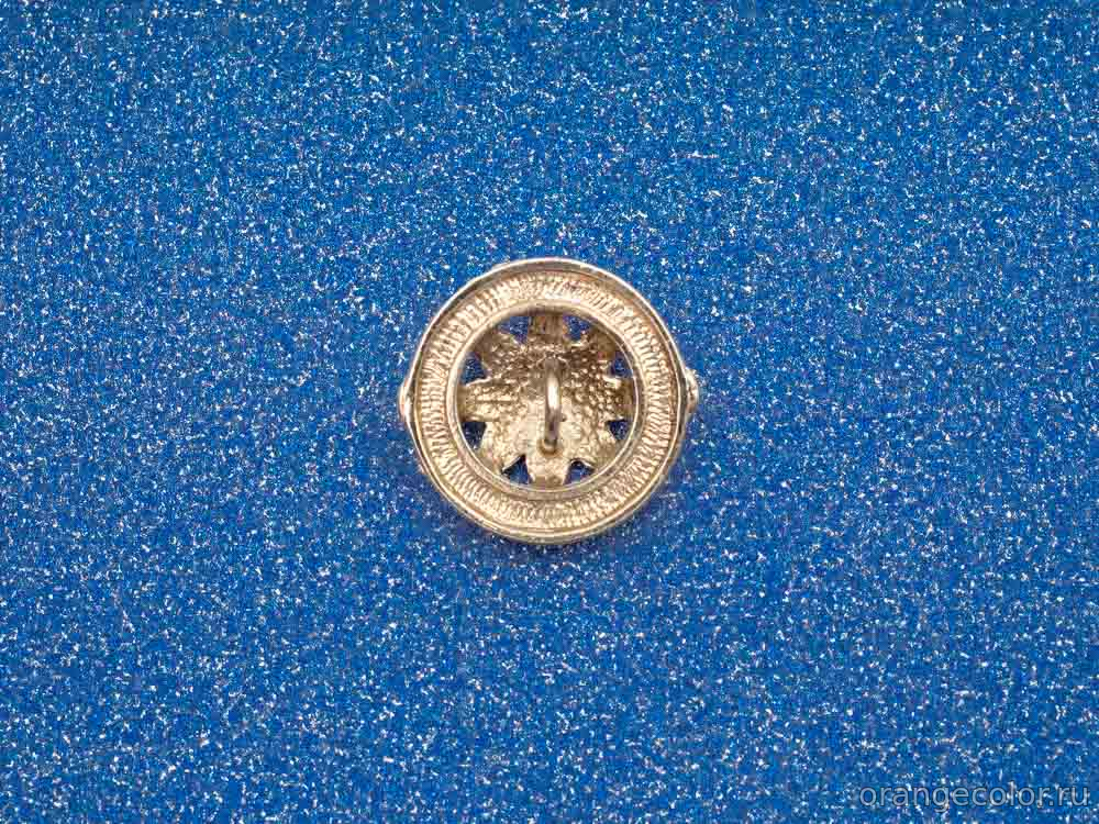 Пуговица с лого 10046ПУ-01-25-1