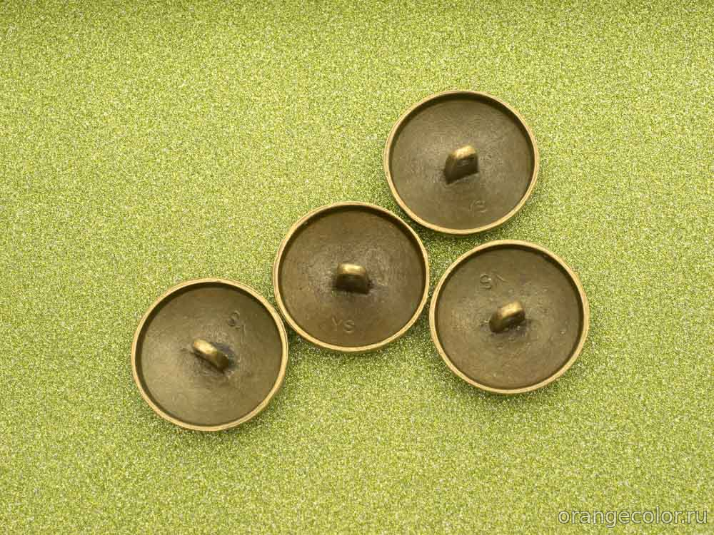 Кликните для увеличения изображения Пуговица с лого ПУ1831-01-25-4