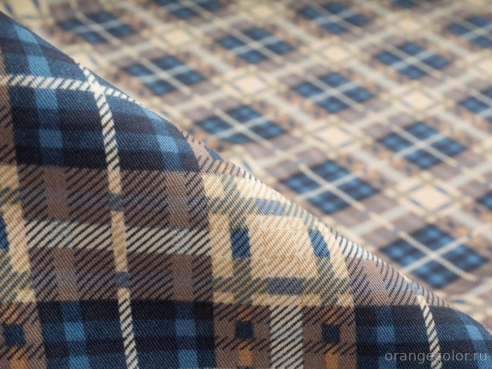 Кликните для увеличения изображения Плательный твил с бордюром 10078БП-01