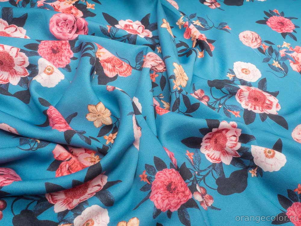 Плотный плательный твил 10080БП-01