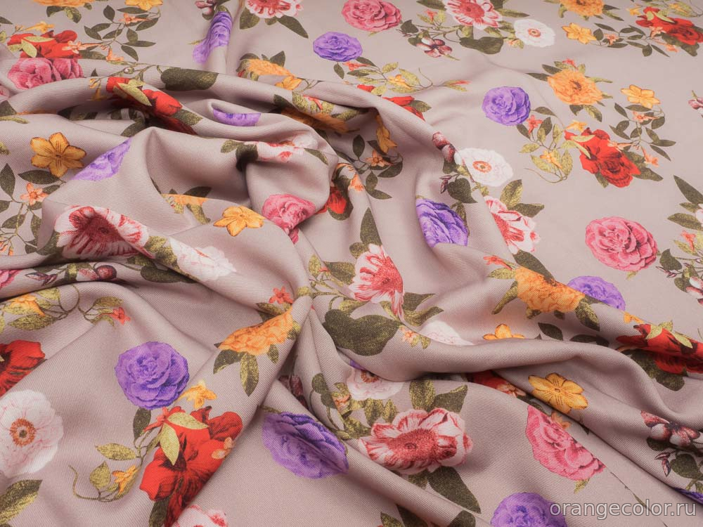 Плотный плательный твил 10080БП-02