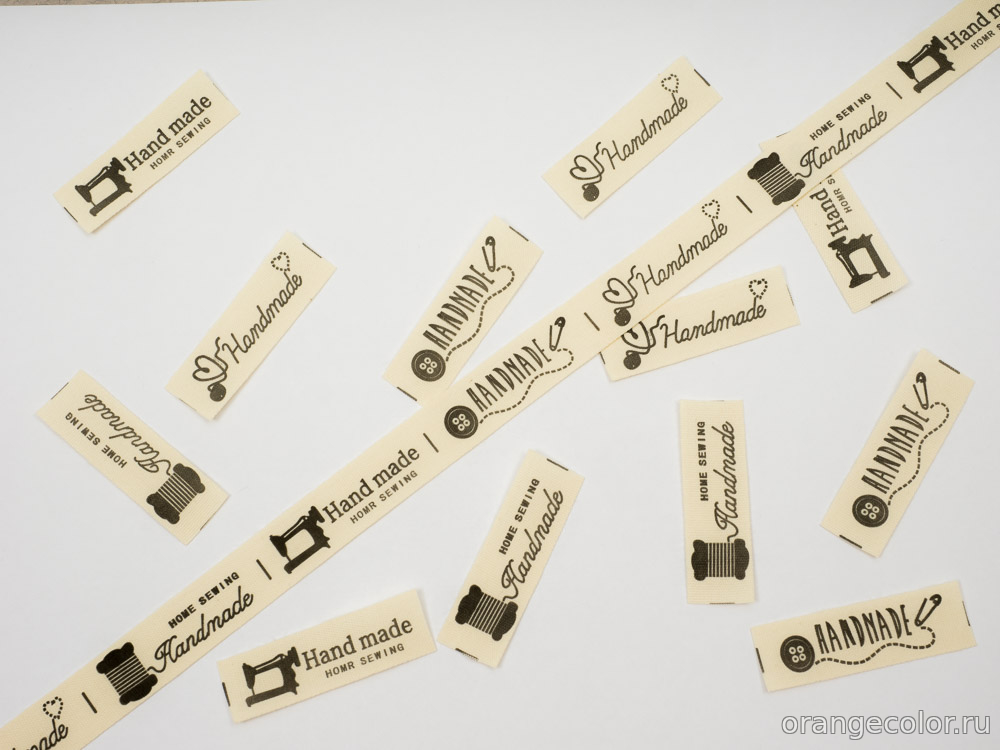 Тесьма с этикетками 10093ТД-02-15-5