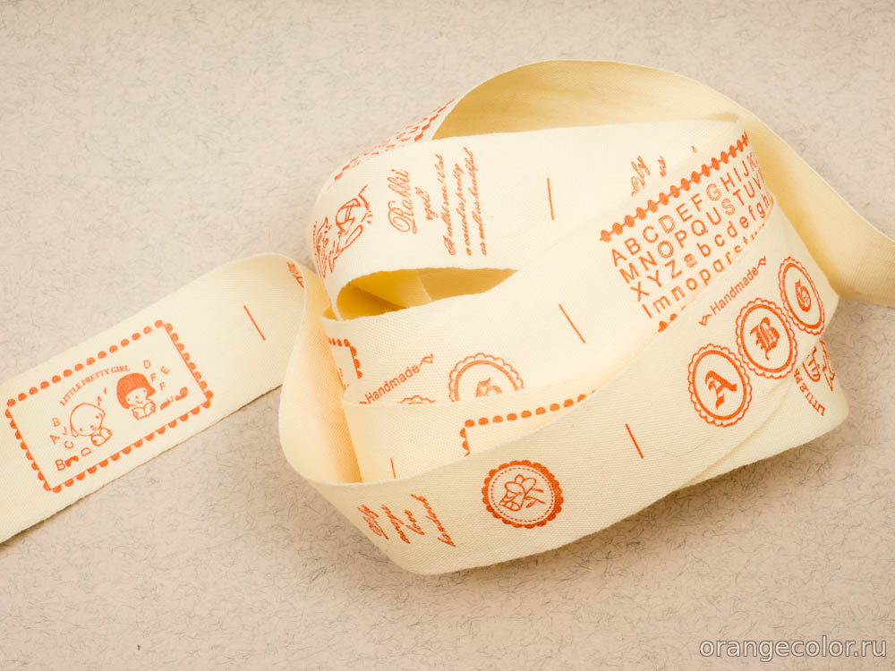 Тесьма с этикетками 10093ТД-04-25