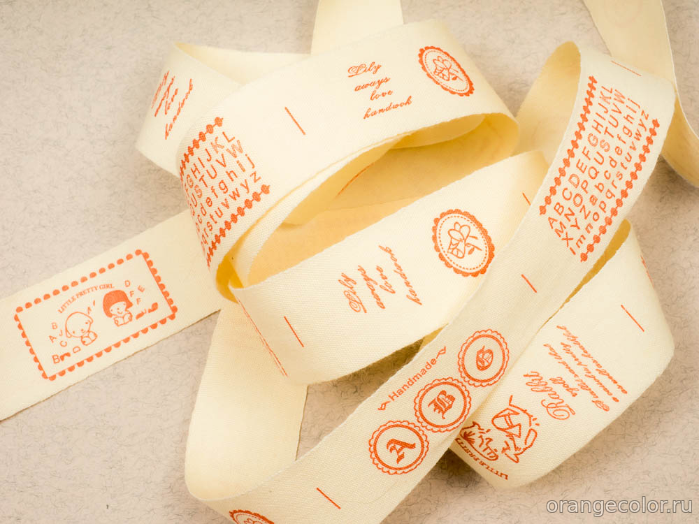 Тесьма с этикетками 10093ТД-04-25