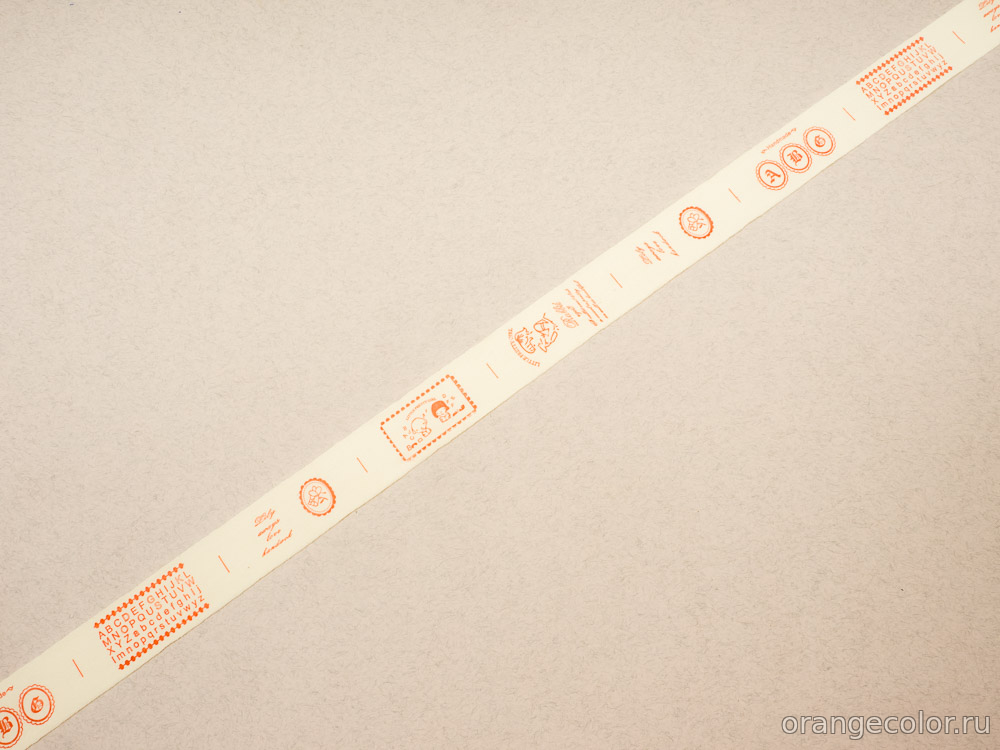 Тесьма с этикетками 10093ТД-04-25-5