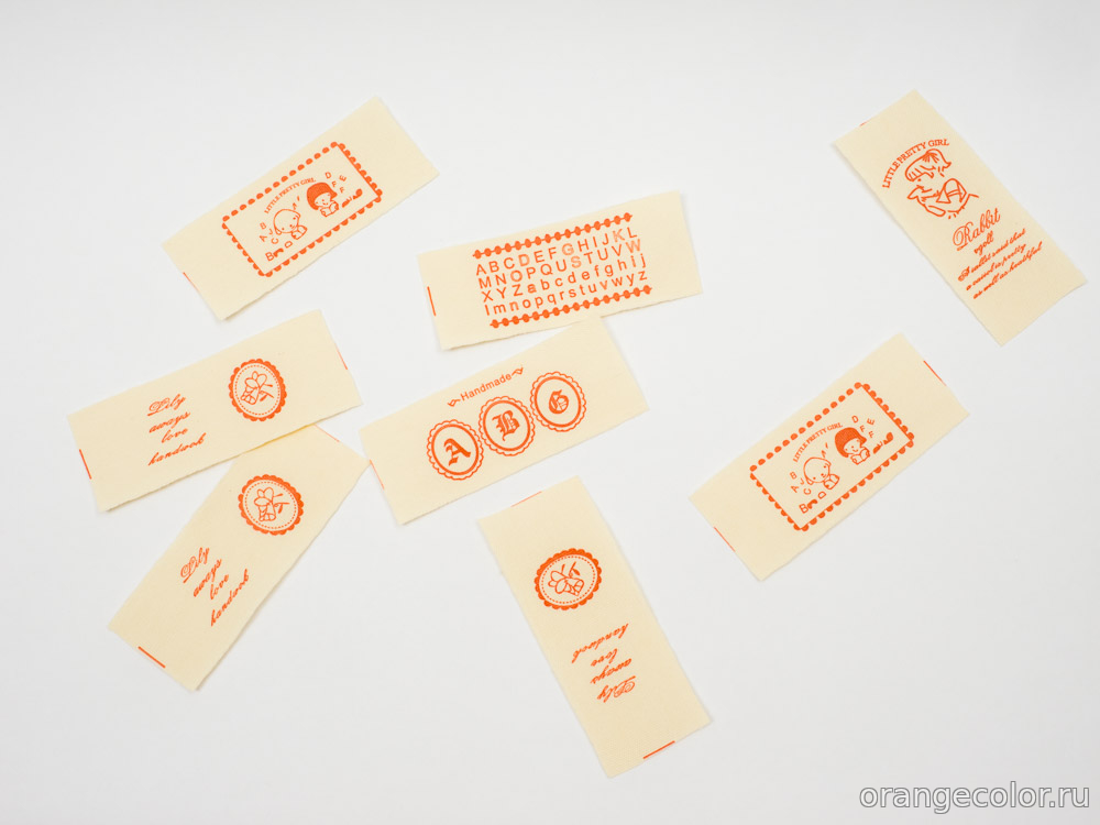 Тесьма с этикетками 10093ТД-04-25-5